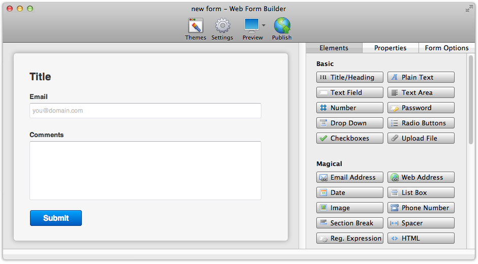 form maker software for mac